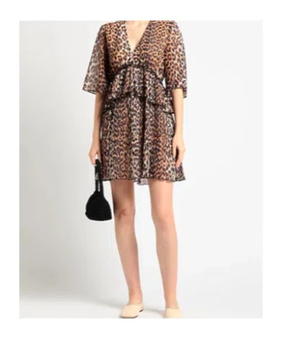 Ganni Short Dresses In Multi