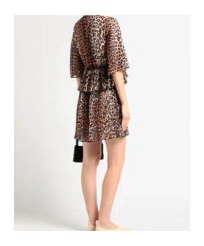 Ganni Short Dresses In Multi