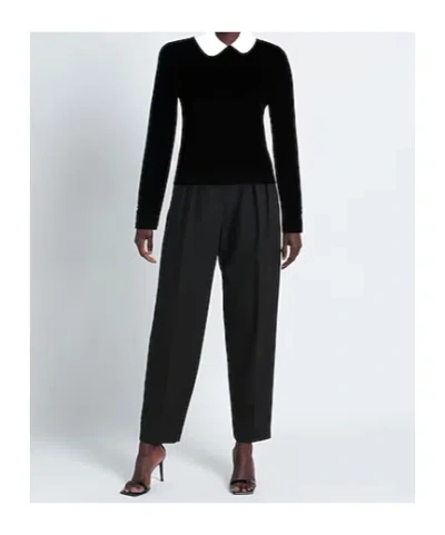 Tory Burch Solid Colour Shirts In Black