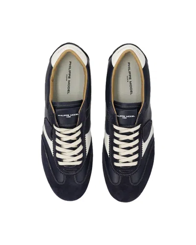 Philippe Model Suede Panel Low-top Sneakers In Multi