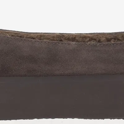 Le Monde Beryl Shearling Lined Flat Shoes In Multi