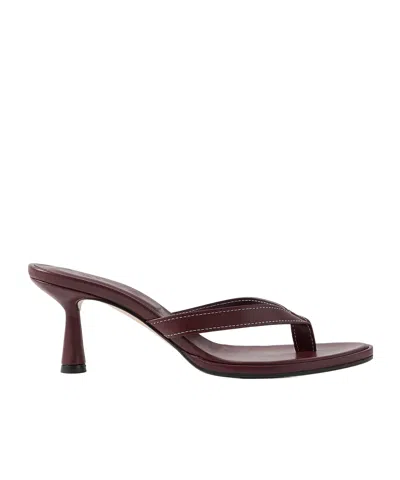 Aeyde Casualfit Leather Mules In Multi
