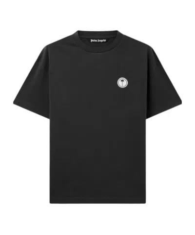 Palm Angels Palm Tree Regular T-shirt In Black