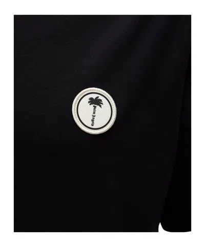 Palm Angels Palm Tree Regular T-shirt In Black