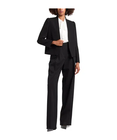 Max Mara Solid Color Jackets In Black