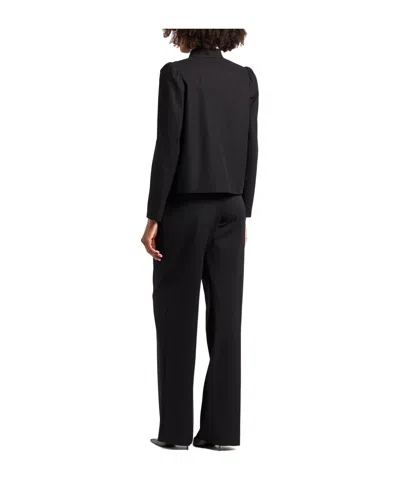 Max Mara Solid Color Jackets In Black