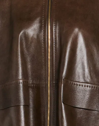 Max Mara Solid Color Jackets In Brown