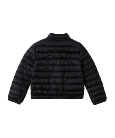 Moncler Lans Nylon Down Jacket In Black