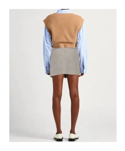 Sportmax Mini Skirts In Brown