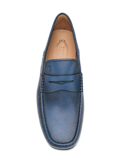 Shop Tod's Logo Loafers