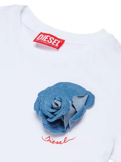 Diesel T-shirt With Logo In White