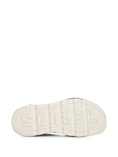 Sorel Touch-strap Platform Sandals In White
