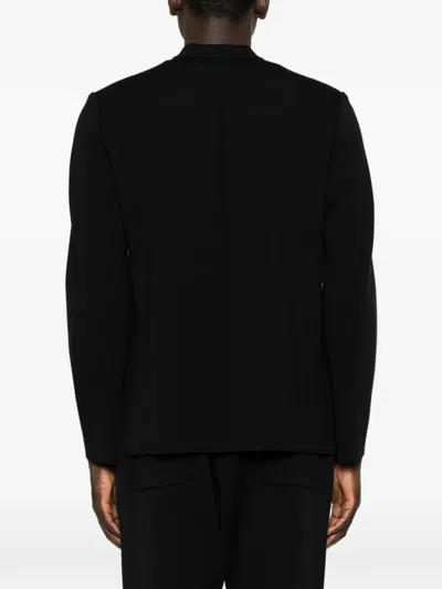 Cfcl Single-breasted Collarless Jacket In Black
