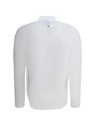 Montbell Ex Light Wind Logo-print Zip-up Jacket In White