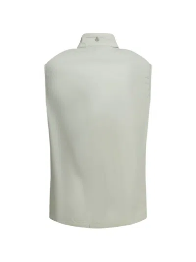 Montbell Grey Nylon Polyurethane Jacket In Green