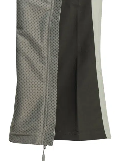 Montbell Grey Nylon Polyurethane Jacket In Green