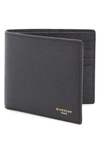 GIVENCHY CALFSKIN LEATHER BIFOLD WALLET,BK06021121