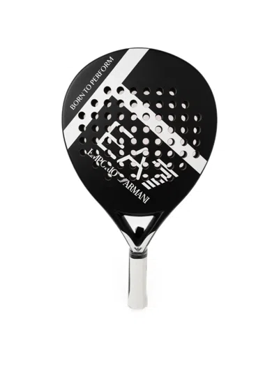 Ea7 Logo-print Paddle Racket In Multi