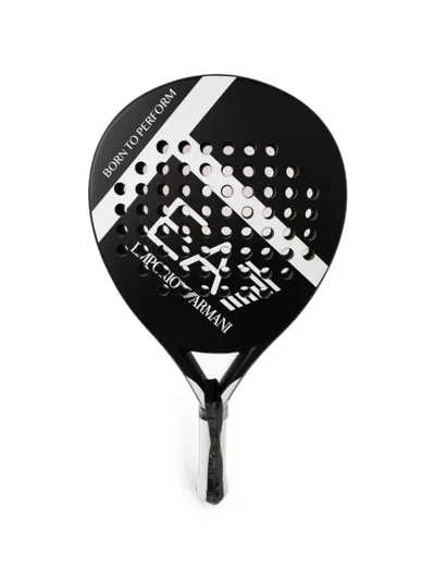 Ea7 Logo-print Paddle Racket In Multi
