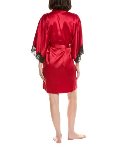 Natori Peony Glamour Robe In Red