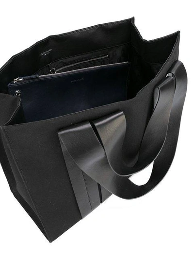 Shop Corto Moltedo Large 'costanza' Shoulder Bag - Black