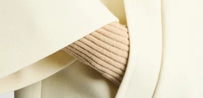 Fay Cape In Wool Fabric In Gray