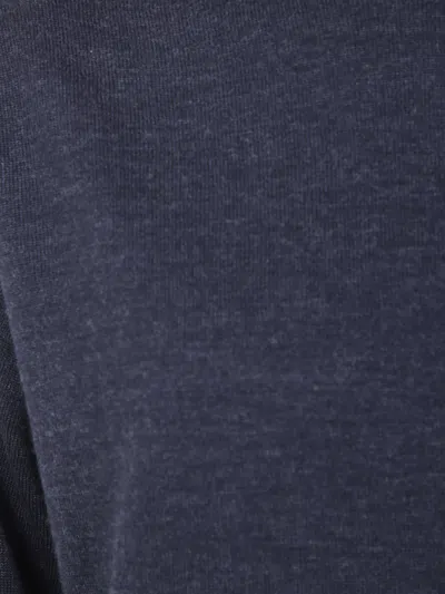 Drumohr Roll-neck Wool Sweater In Blue