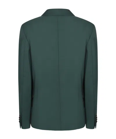 Paul Smith Double-breasted Blazer In Green