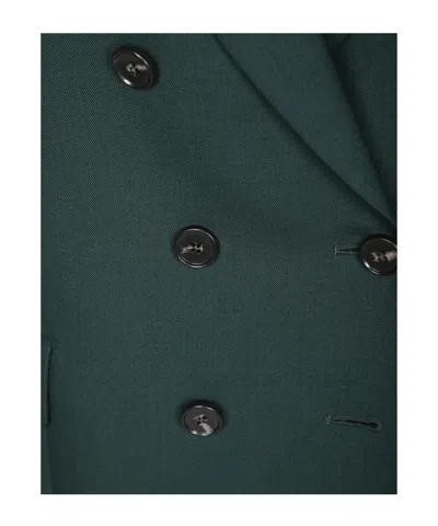 Paul Smith Double-breasted Blazer In Green