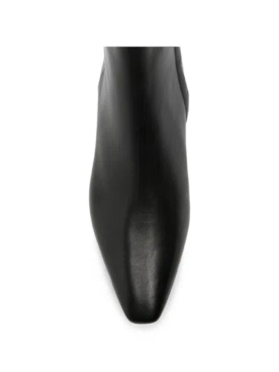 Aeyde Pointed-toe Leather Boots In Black
