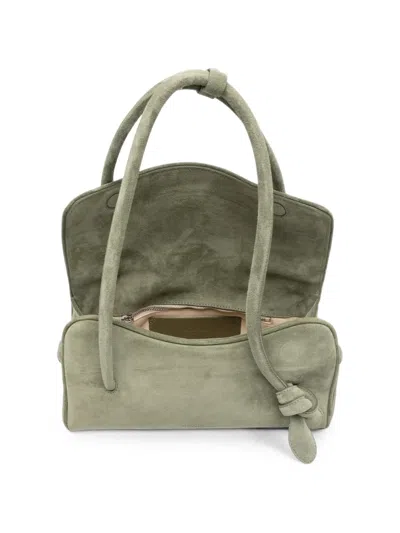 Jacquemus Leather Shoulder Bag In Blue