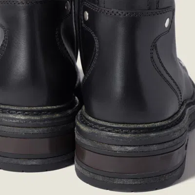Miu Miu Leather Boots In Black