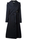 JW ANDERSON JW ANDERSON CROSSED FRONT BELTED COAT - BLUE,CO04WR1780788811978397