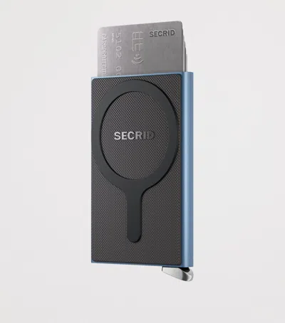 Secrid Aluminium Magsafe Cardprotector In Blue