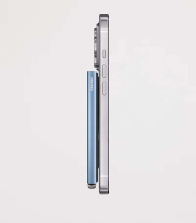 Secrid Aluminium Magsafe Cardprotector In Blue
