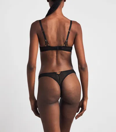 Aubade Vibes Triangle Underwire Bra In Black