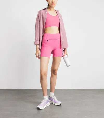 On Training Tight 6" Shorts In Pink