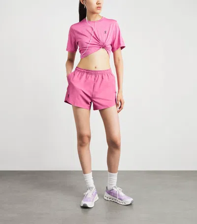 On Train 3" Shorts In Pink