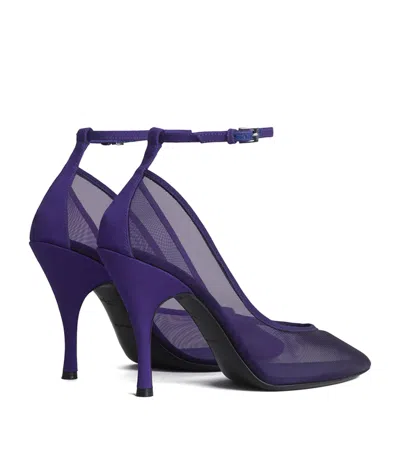 Alaïa Mesh Ankle-strap Pumps 100 In Multi