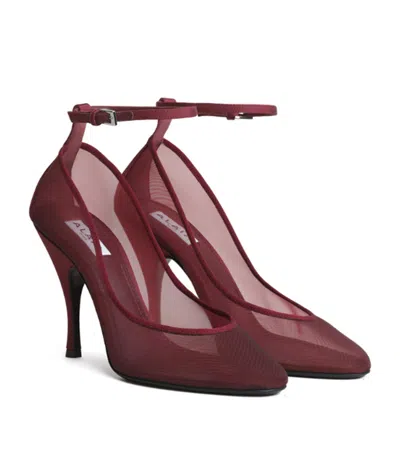 Alaïa Mesh Ankle-strap Pumps 100 In Multi
