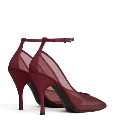 Alaïa Mesh Ankle-strap Pumps 100 In Multi