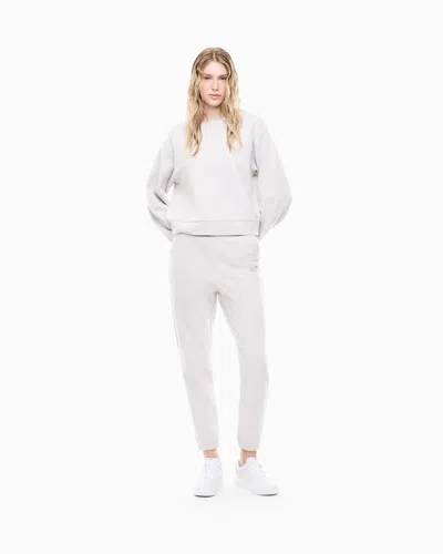 Ea7 Tracksuit Regular Fit Cotton Jersey With Studs In Grey