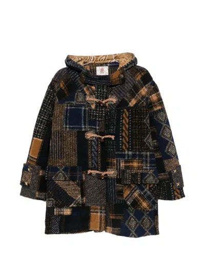 PATCHWORK HOODED JACKET