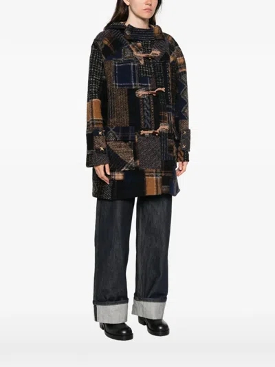 PATCHWORK HOODED JACKET