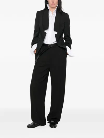 Givenchy Cut-out Lapel Blazer In Black