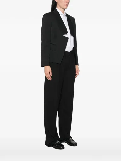 Givenchy Cut-out Lapel Blazer In Black