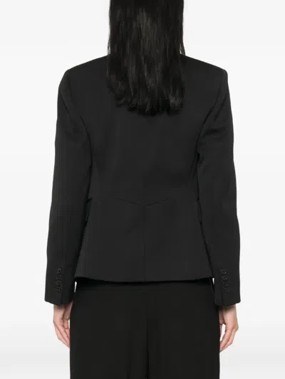 Givenchy Cut-out Lapel Blazer In Black