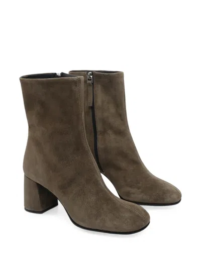 Poeve Thea Suede Ankle Boots In Multi