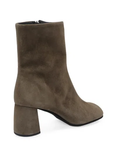 Poeve Thea Suede Ankle Boots In Multi
