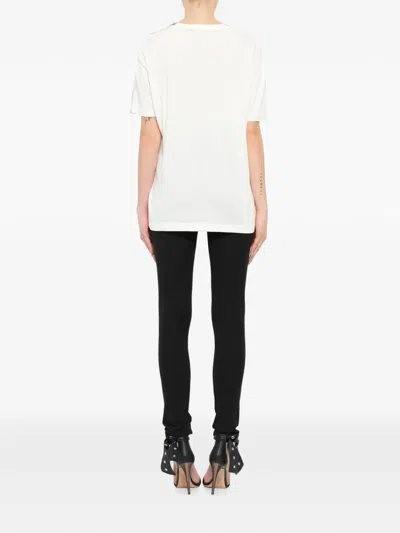 Givenchy Crew Neck Printed T-shirt In Neutral